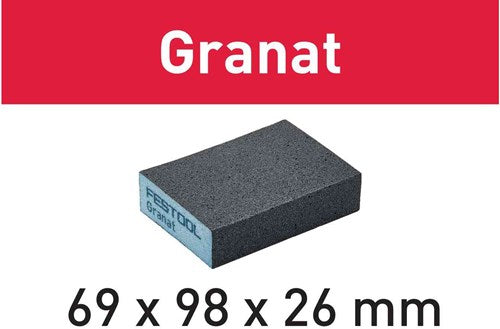 Festool accessoires bloc de ponçage granat | 69x98x26 | 36 degrés 6 - 201080