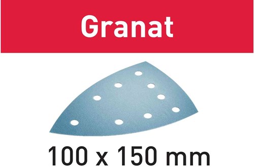 Festool accessoires papier de verre stf delta 9 p80 gr 50 granat - 577544