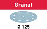 Festool accessoires disque abrasif granat | stf d125 8 | p320 | gr 10 - 497150