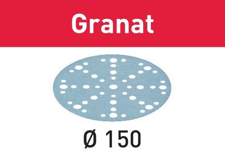 Festool accessoires disque abrasif stf d150 48 p220 gr 100 granat - 575167