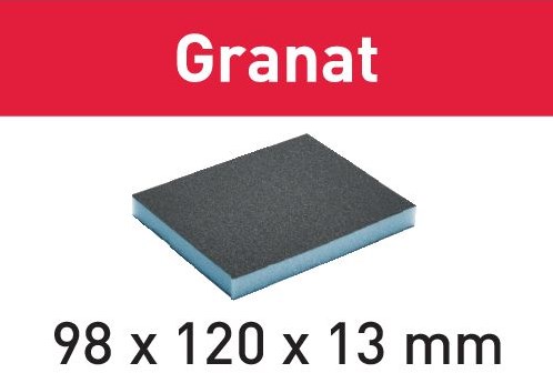 Festool accessoires éponge à récurer 98x120x13 800 gr 6 granat - 201507