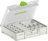 Festool accessoires sys3 org m 89 organiseur systainer | comprenant 22 plateaux d'insertion - 204853