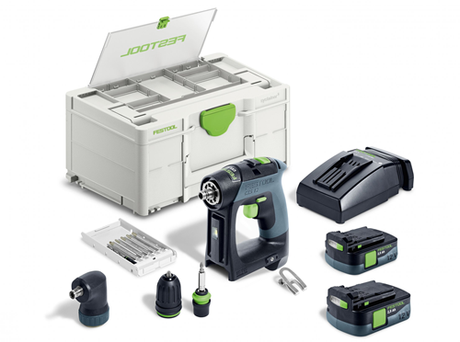 Festool perceuse sans fil cxs 12 2,5 set - 576865