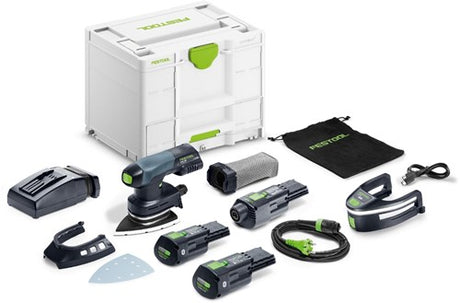 Festool dtsc 400 3.0 i-set | batterie ponceuse delta 18v dans systainer sys3-combi m 287 (2x batterie 3.0ah + chargeur rapide tcl 6) - 578851