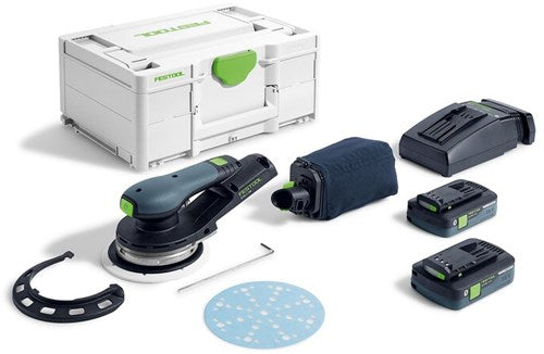 Ponceuse excentrique sans fil Festool etsc 2 150 4.0 i-plus | avec batterie puissante – 577726