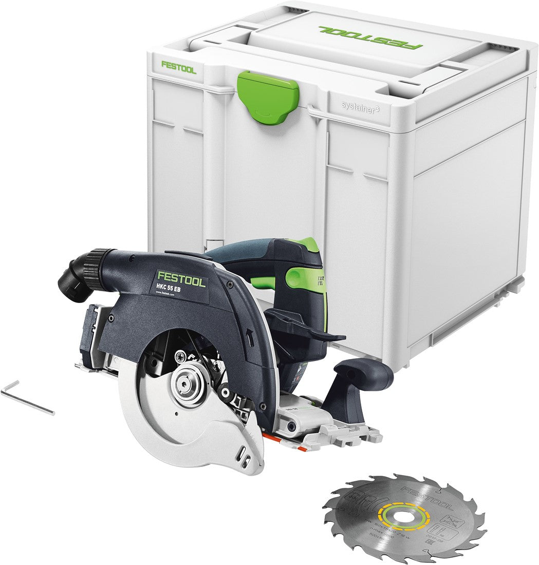 Festool hkc 55 eb-basic | scie pendulaire sans fil | sans chargeur de batteries | au cas où - 576163