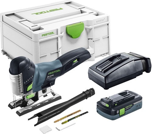 Scie sauteuse pendulaire sans fil Festool psc 420 hpc4.0 ebi-plus carvex - 576525