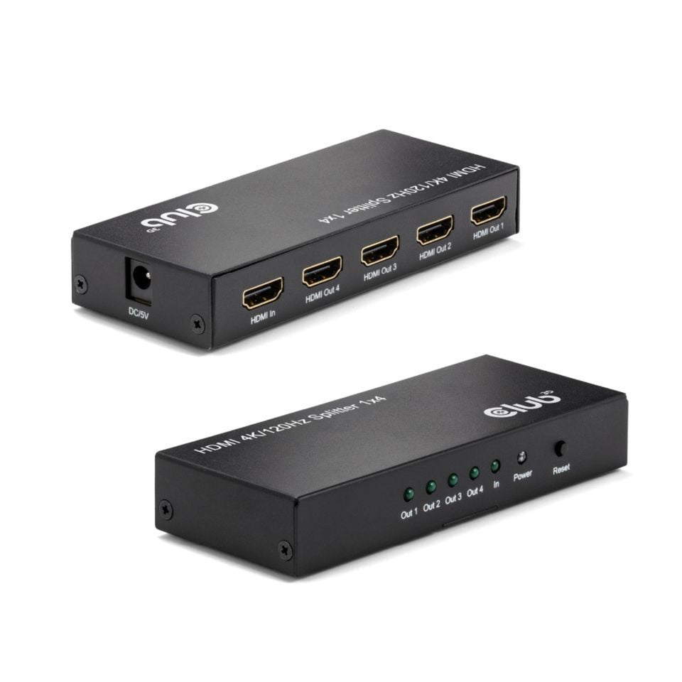 Répartiteur HDMI Club 3D 1x > 4x HDMI 4K 120Hz