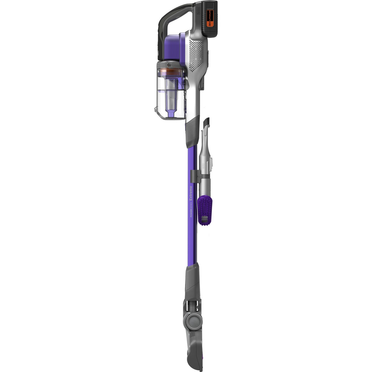 Aspirateur-balai pour animaux de compagnie extrême Black+decker 36 V 4 en 1 Power Series (violet)