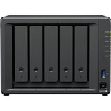 Synology diskstation ds1525+ nas (noir, 2x LAN, USB)