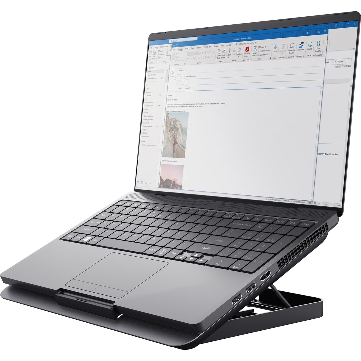 Support de refroidissement pour ordinateur portable Trust Exto