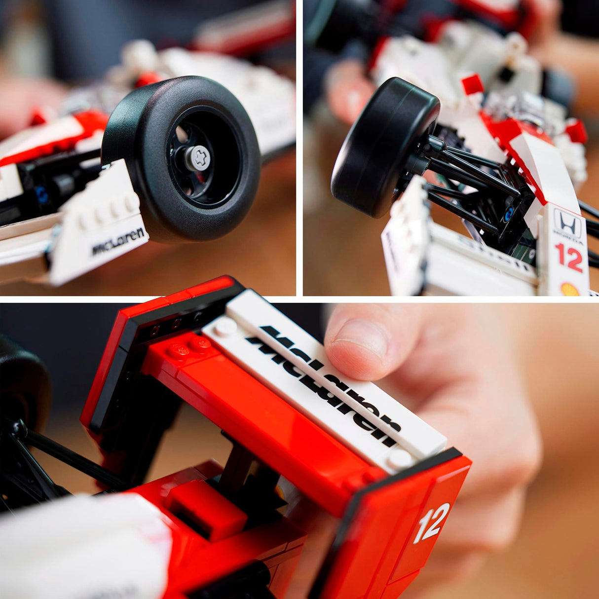 Icônes LEGO 10330 McLaren MP4 4 et Ayrton Senna