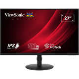 Moniteur Viewsonic vg2708a-mhd 27 (noir, 1x hdmi, 1x display port, vga, son, 100 hz)