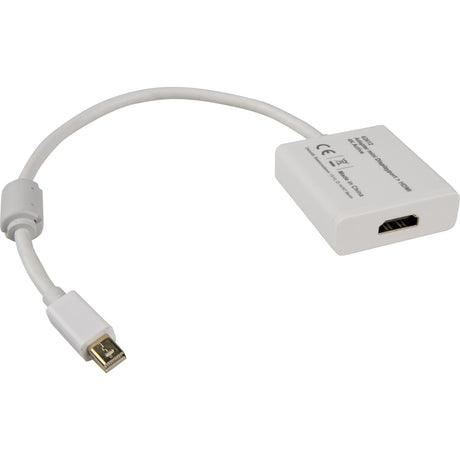 Delock mini displayport > adaptateur hdmi (blanc, 0,2 mètre, 4k)
