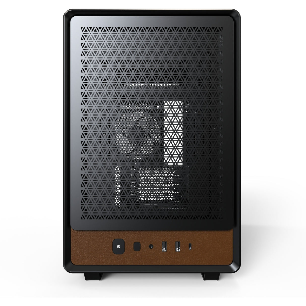 Boîtier tour midi Montech Heritage Pro (noir beige | 2x USB-A | 1x USB-C)