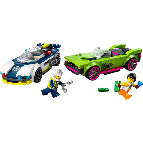 LEGO LEGO CITY 60415 Police Car et Fast Car Pursuit