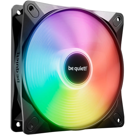 Soyez silencieux! Light Wings LX PWM RVB Ventilateur de boîtier (Noir, 120 x 120 x 25 mm)