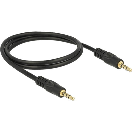 Delock Câble 3,5 mm mâle > 3,5 mm mâle (noir, 1 mètre)