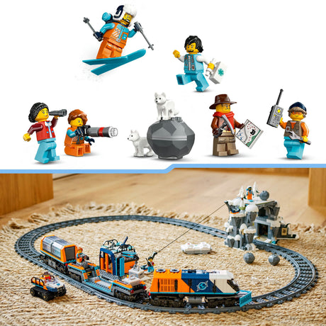 Lego City train de recherche au pôle nord véhicule jouet - 60470