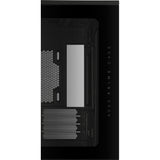 Asus prime ap202 midi tower behuizing (zwart | 2x usb-a | 1x usb-c | rgb | tempered glass)