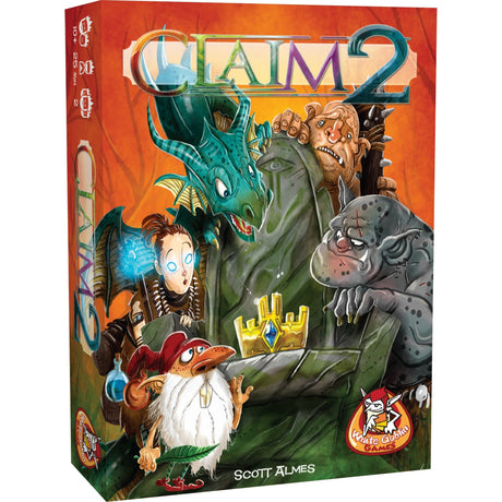 Jeux de gobelins blancs réclament un jeu de 2 cartes (néerlandais, 2 joueurs, 25 minutes, à partir de 10 ans)