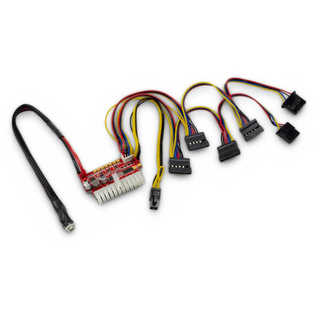 Adaptateur DC DC NAS Inter-tech Mini-ITX PSU 200 W (sans bloc d'alimentation, prend en charge les alimentations jusqu'à 200 W)