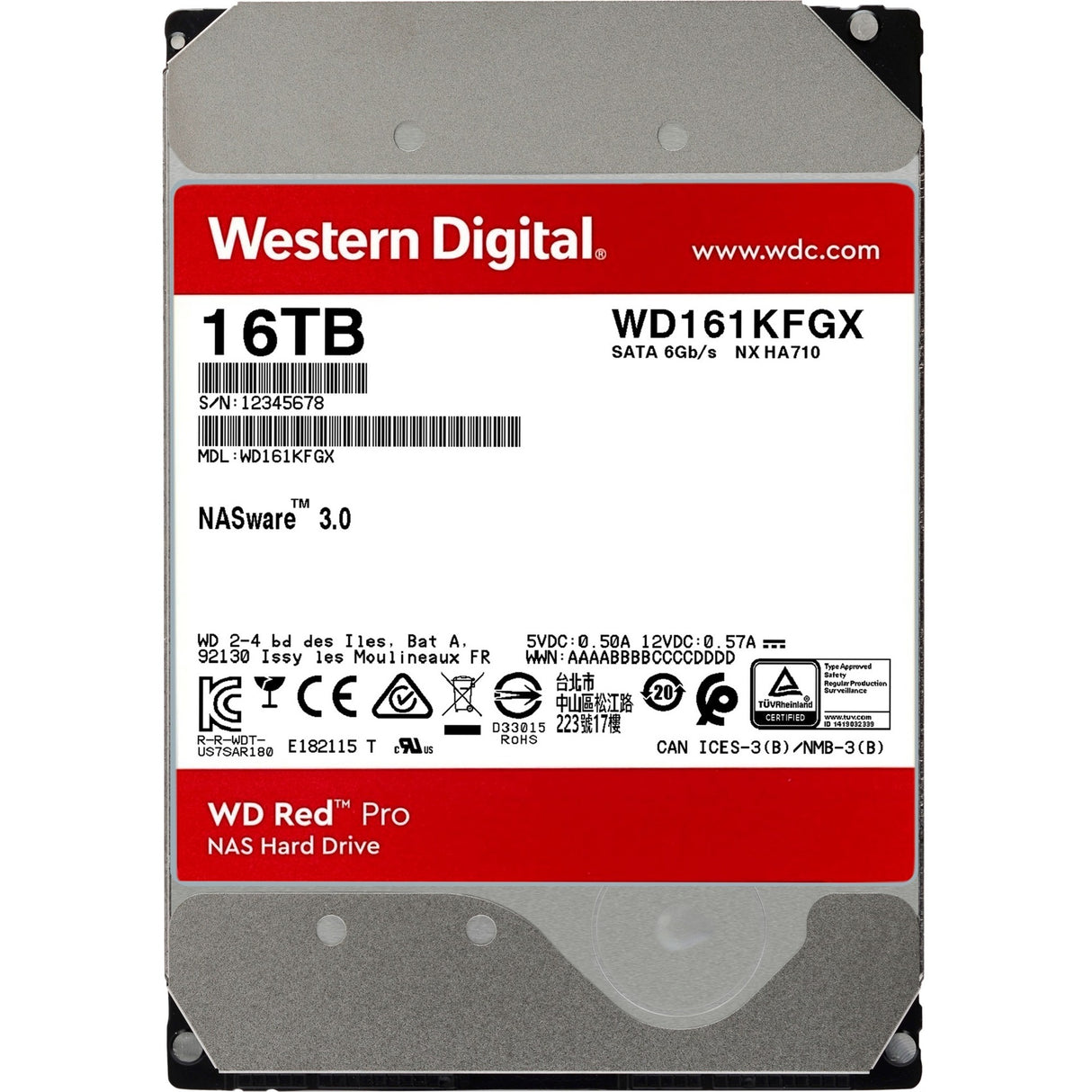 Wd Wd Red Pro, 16 TB