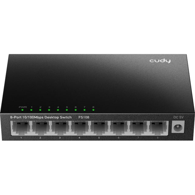 Commutateur de bureau Cudy 8 ports 10 100 Mbps (noir)
