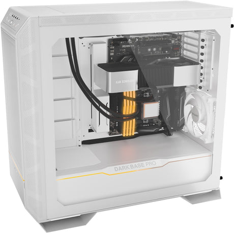 Soyez silencieux! boîtier grande tour dark base pro 901 (blanc | 4x USB-A | 1x USB-C | RVB | verre trempé)