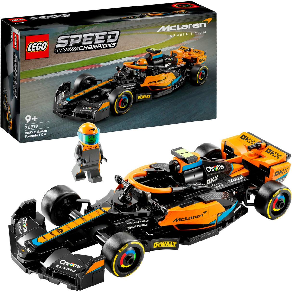 LEGO Speed Champions 76919 McLaren Formula 1 Racing Car 2023
