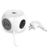 Cube multiprise Act avec 3 prises (type f), 30w pd