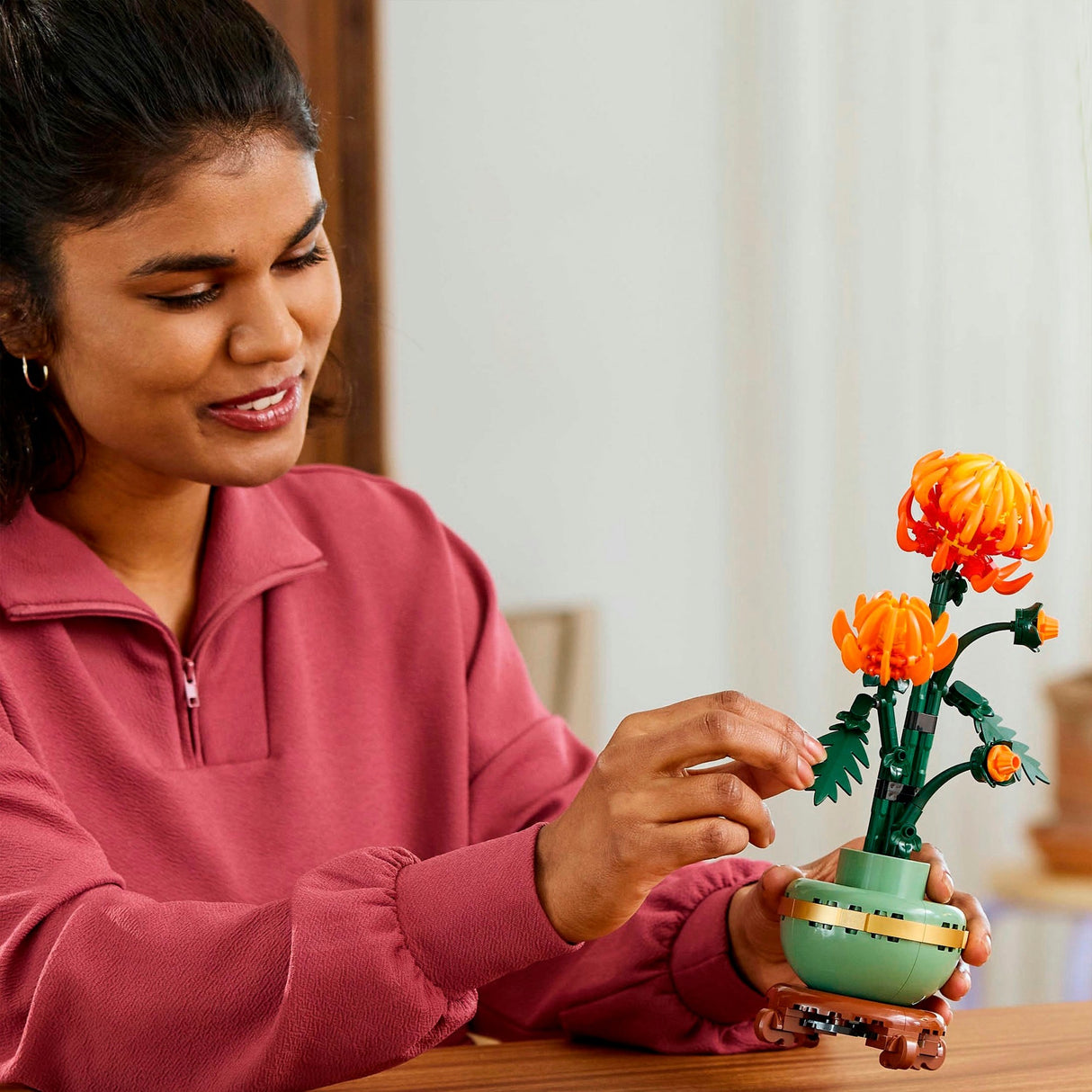 Lego 10368 icônes chrysanthème