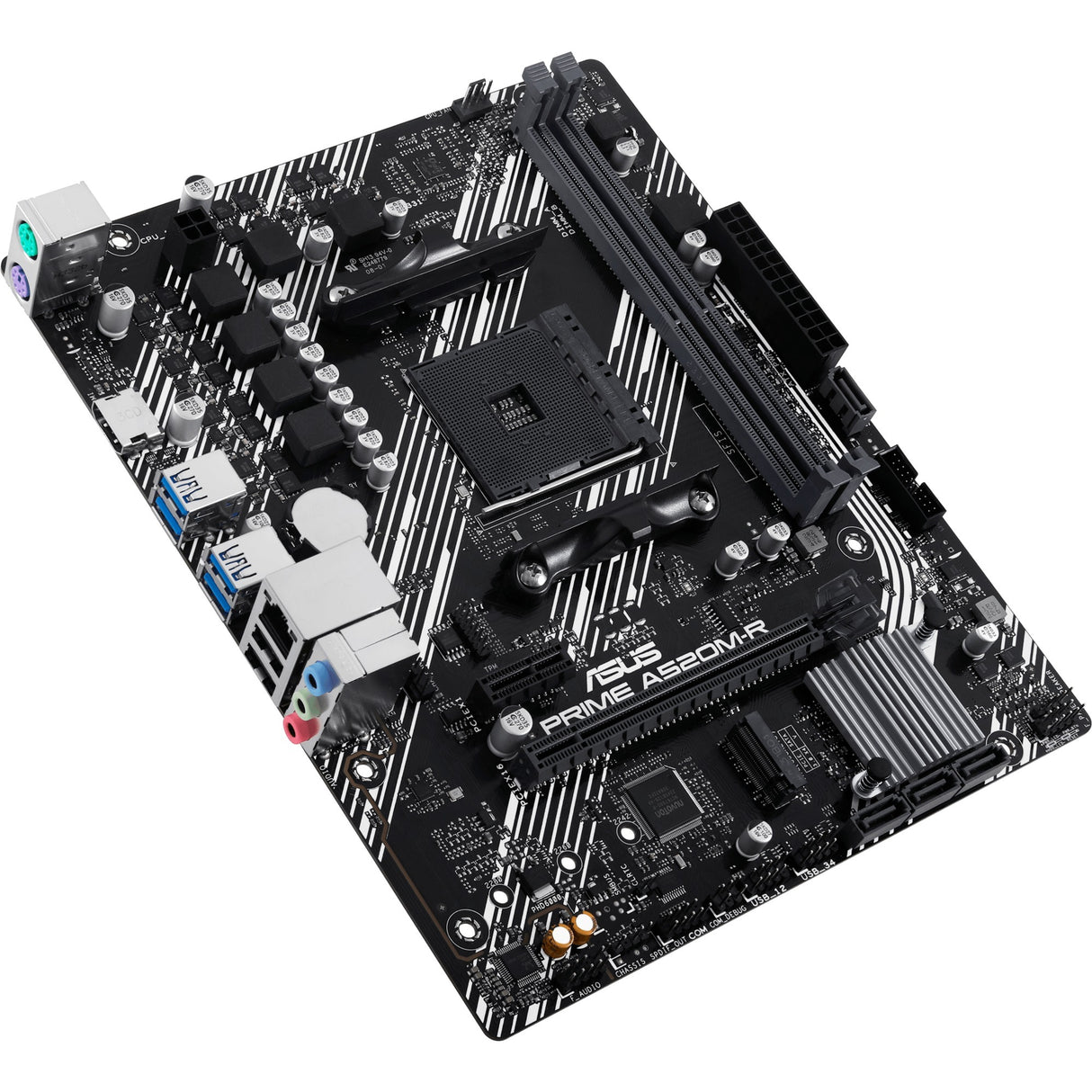 Carte mère Asus Prime A520M-R Socket AM4 (RAID, GB-LAN, Son, µATX)
