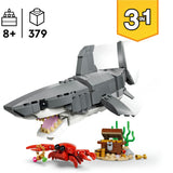 Jouet de construction Lego Requin féroce avec coffre au trésor (31381)