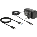 Delock hub externe USB 3.2 gen 2 4 ports Hub USB 10 Gbit/s (noir)