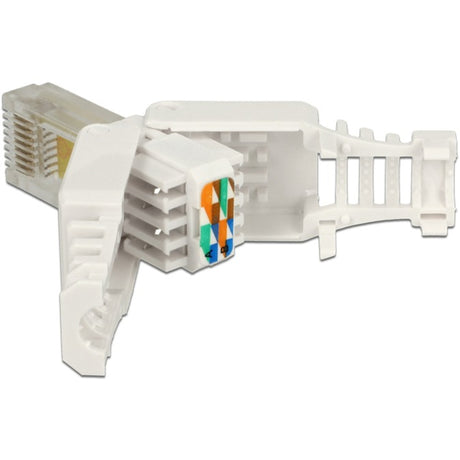 Delock fiche rj45 cat.5e utp fiche sans outil (blanc, 2 pièces)
