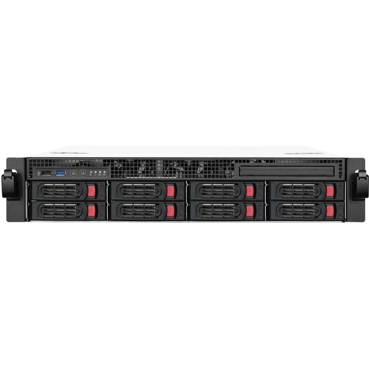Boîtier rack Silverstone RM21-308 (noir | 1x USB-A 2.0 | 1x USB-A 3.2 (5 Gbit s))