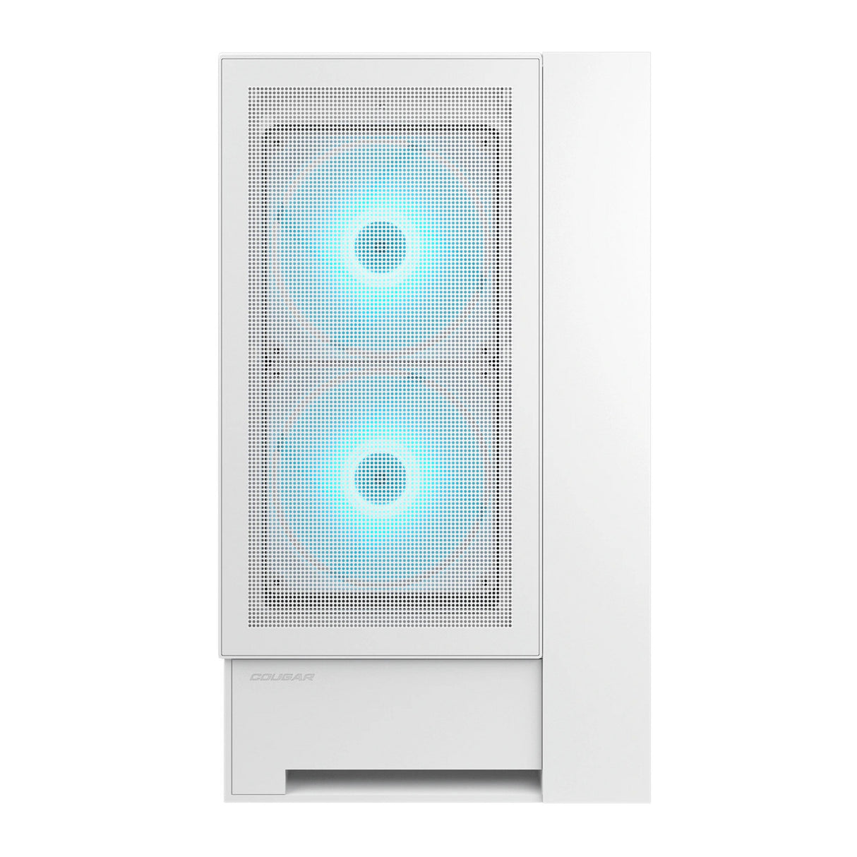 Boîtier tour midi Cougar omnix (blanc | 4x USB-A | 2x USB-C | verre trempé)