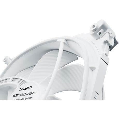 Soyez silencieux! Ventilateur de boîtier Silent Wings 4 PWM (blanc, 140 x 140 x 25 mm)