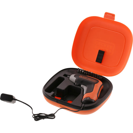 Perceuse-visseuse sans fil Black+Decker 3,6 V Lithium-Ion Rapid Driver (Orange Noir)