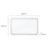 Panneau chauffant wifi Mill steel pa700wifi4, convecteur 700 watts (blanc, wifi 2,4 ghz (wifi 6), bluetooth 5.2, zigbee 3.0 + app)