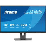 Moniteur Iiyama prolite xub3297qsnp-b1 32 (noir, HDMI, 2x port d'affichage, 2x USB-A, 2x USB-C, RJ-45)