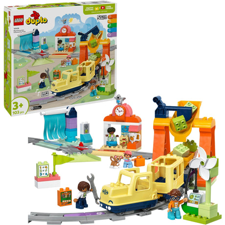 Lego Duplo Town 10428 grand train de quartier interactif