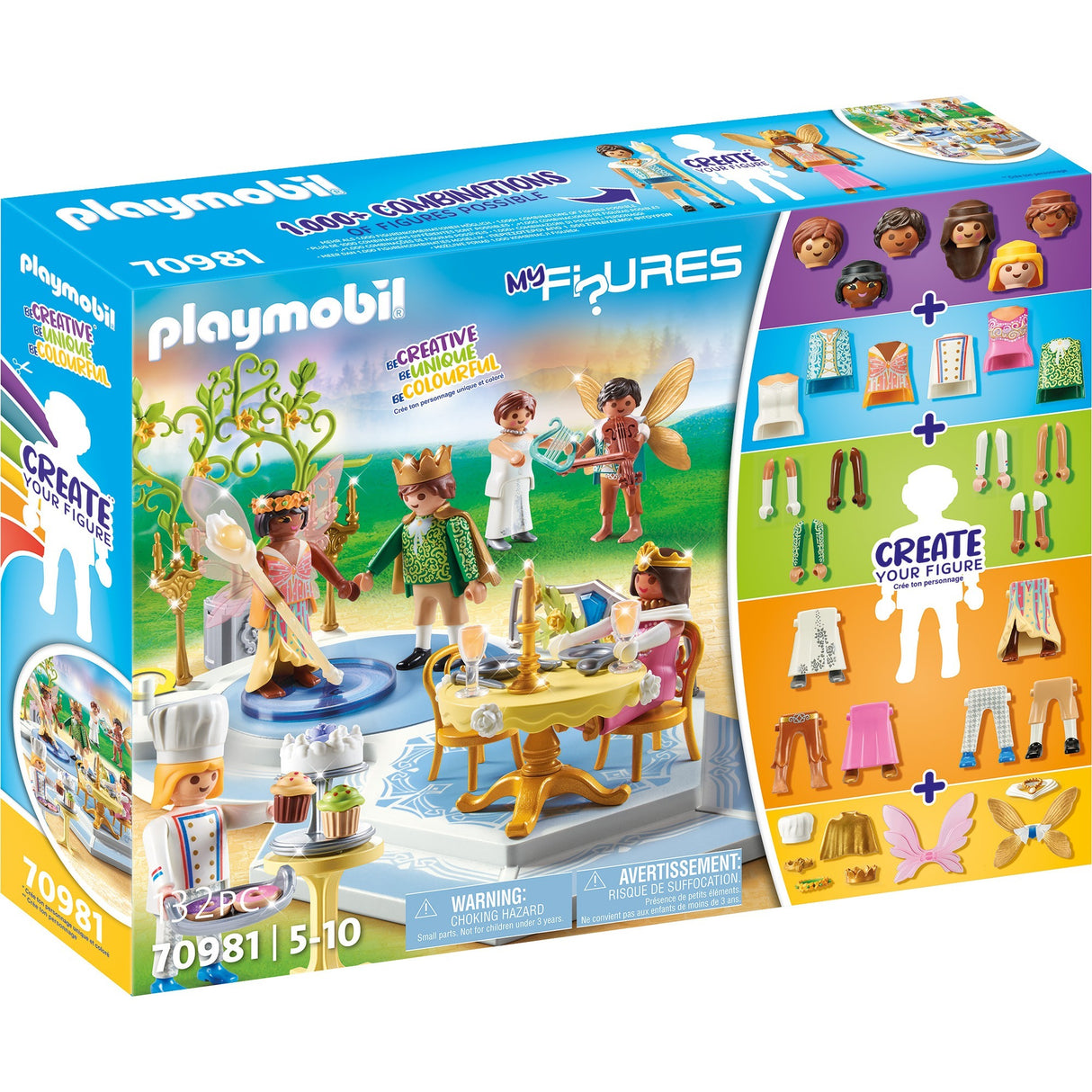 Figurines Playmobil - mes figurines : jouets de construction danse magique (70981)