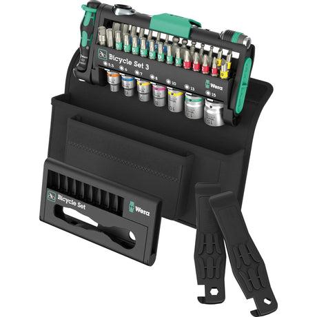 Wera set de vélo 3 - set d'outils dans un étui - 05004187001