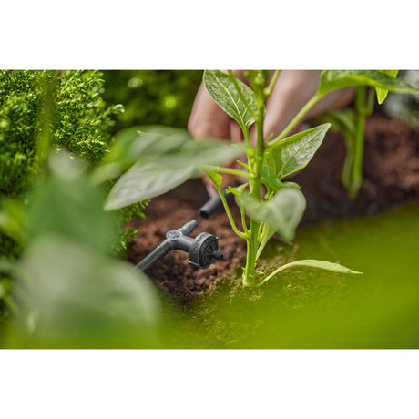 Goutteur série Gardena 2 l u, goutteur à compensation de pression (gris foncé, 10 pièces)