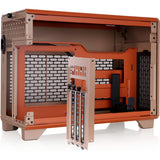Thermaltake tr100 gravel sand mini tower behuizing (lichtbruin | 2x usb-a | 1x usb-c)