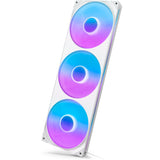 Nzxt f420 rgb core ventilateurs de boîtier (blanc, 3 pièces, 420 x 140 x 26 mm)