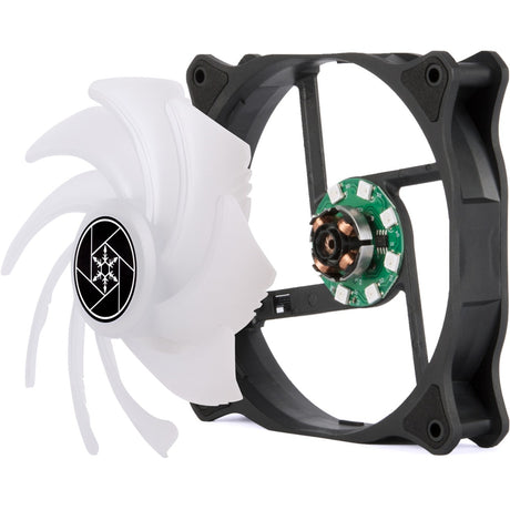 Silverstone Air Blazer 120r RVB Ventilateur de boîtier (Noir, 120 x 25 x 120 mm, PWM)