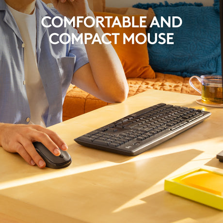 Logitech MK295 Clavier et combo de souris sans fil silencieux Logitech MK295